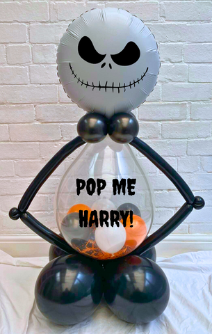 Halloween Jack Skellington Stuffed 'Pop Me' Balloon