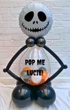 Halloween Jack Skellington Stuffed 'Pop Me' Balloon