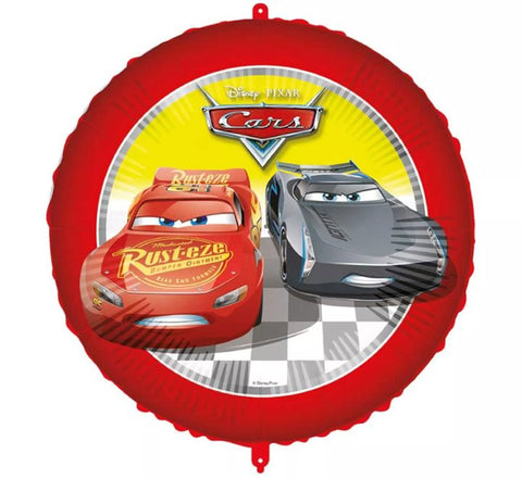 Disney Cars Lightning McQueen Foil Round Balloon | 18"