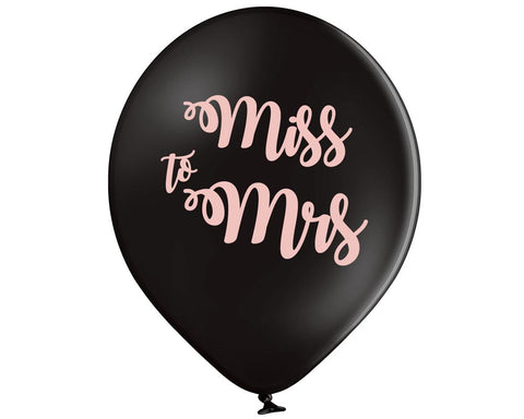 Miss to Mrs Latex Balloons