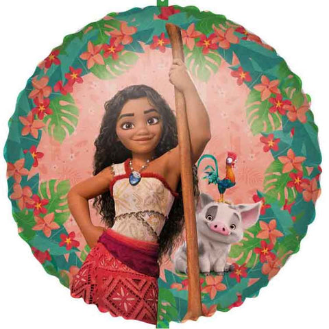 Foil Round Disney Moana Balloon | 18"