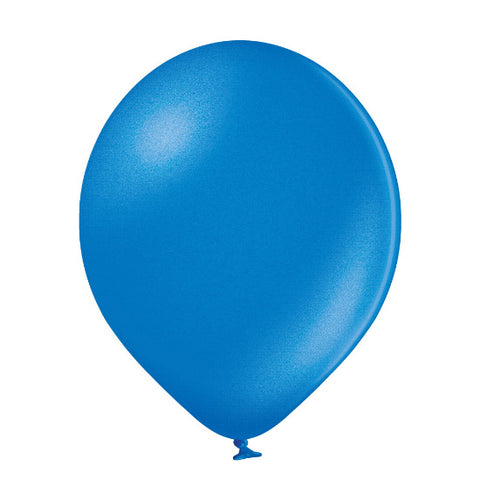 Latex Metallic Sapphire Blue Balloons | 5"