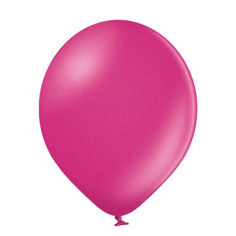 Latex Metallic Fuchsia Balloons | 5"