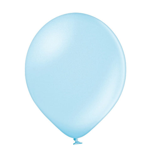 Latex Metallic Sky Blue Balloons | 5"
