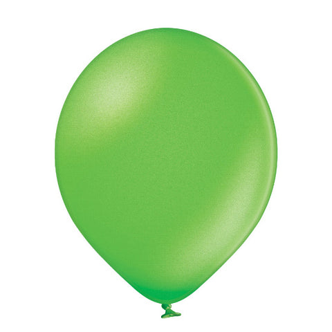 Latex Metallic Lime Green Balloons | 5"