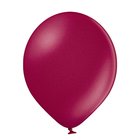 Latex Metallic Burgundy Balloons | 5"