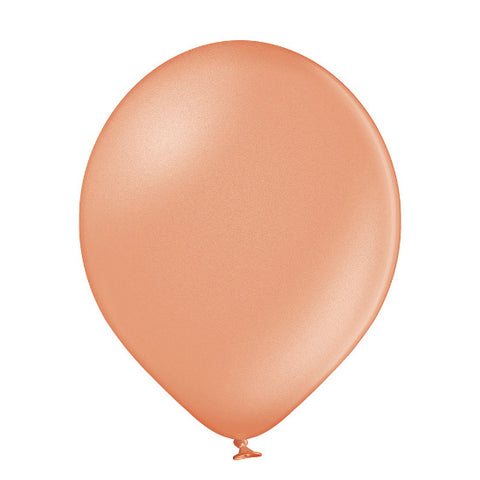 Latex Metallic Rose Gold Balloons | 5"