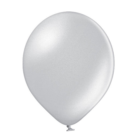 Latex Metallic Silver Balloons | 5"