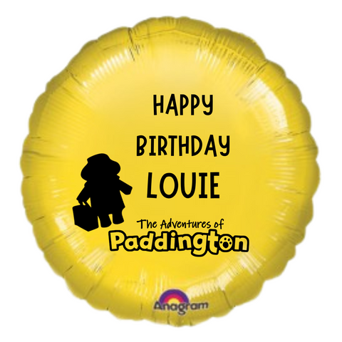 Personalised Paddington Balloon | 18"