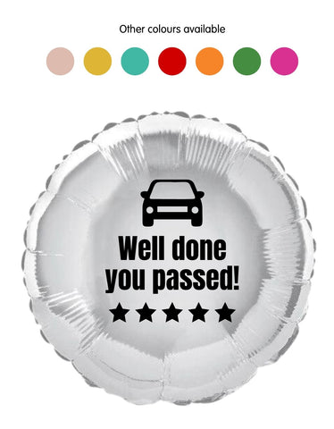 Well done you passed! Vinyl Message Foil