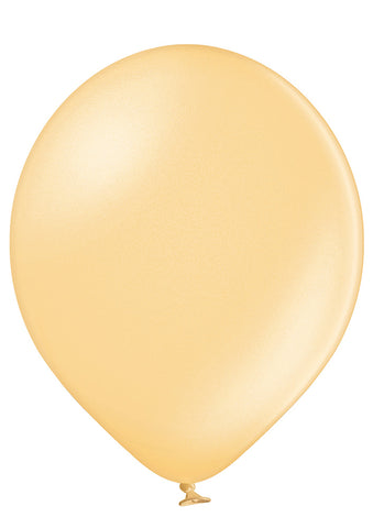 Latex Metallic Peach Cream Balloons | 5"