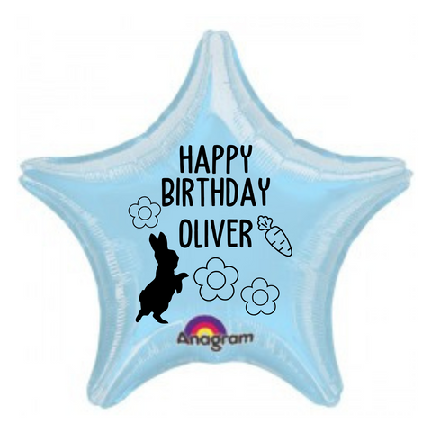 Personalised Rabbit Balloon | 18"