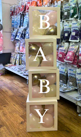 Pink, Cream & Gold Baby Boxes