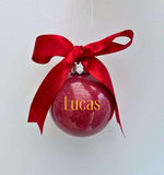 Personalised Glitter Bauble - Small | Collection