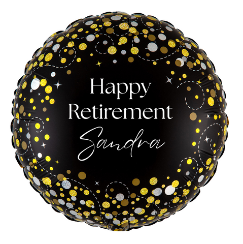 Personalised Retirement Foil | 18" | Multiple Colours Available