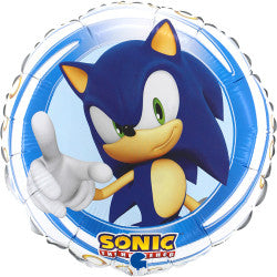 Sonic the Hedgehog Round Foil Balloon | 18"