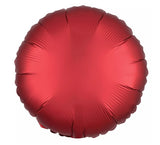 Foil Round Satin Luxe Plain Balloons | 18"