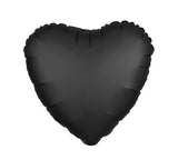 Foil Heart Satin Luxe Plain Balloons | 18"