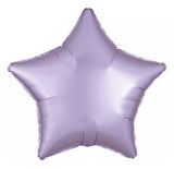 Foil Star Satin Luxe Plain Balloons | 19"