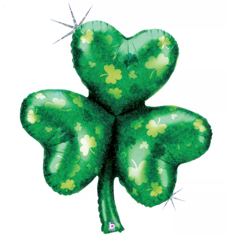 Foil Shape Shamrock Balloons | 32"