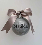 Personalised Glitter Bauble - Small | Collection