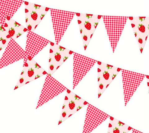 Strawberry Flag Bunting