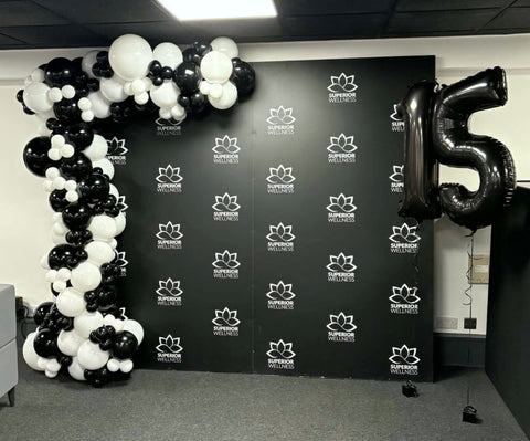 Black & White Organic Garland