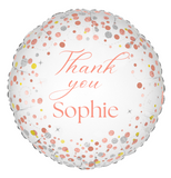 Personalised Thank You Foil | 18" | Multiple Colours Available