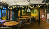 Organic Garland - Black & Glossy Gold