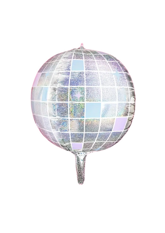 Iridescent Disco Ball Orbz Balloon | 15"