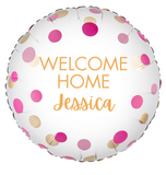 Personalised Welcome Home Foil | 18" | Multiple Colours Available