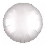 Foil Round Satin Luxe Plain Balloons | 18"