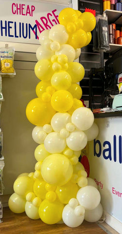 Freestanding Organic Garland | Yellow, Lemon & Cream
