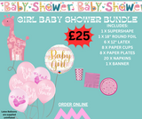 Baby Girl Baby Shower Theme Party Bundle | WEBSITE ONLY OFFER