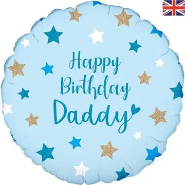 Happy Birthday Daddy Foil Balloon | 18"