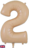Foil Numbers Nude Balloons | 34"