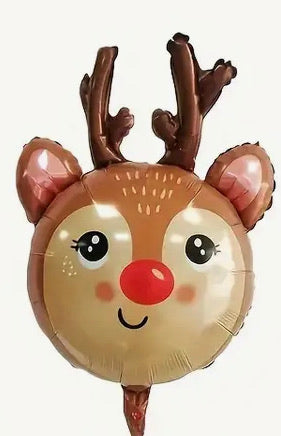 Foil Reindeer Head Balloon | 18"