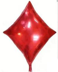 Foil Diamonds Shape Balloon | 27"