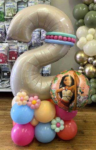 Moana Themed Number Stack