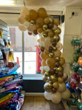 Organic Garland - Deco Neutrals & Chrome Gold