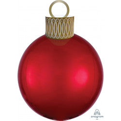 Christmas Red Bauble Balloon | 20" x 15"