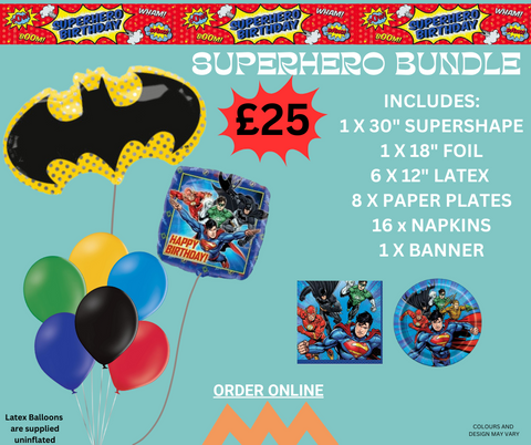 Superhero Theme Party Bundle