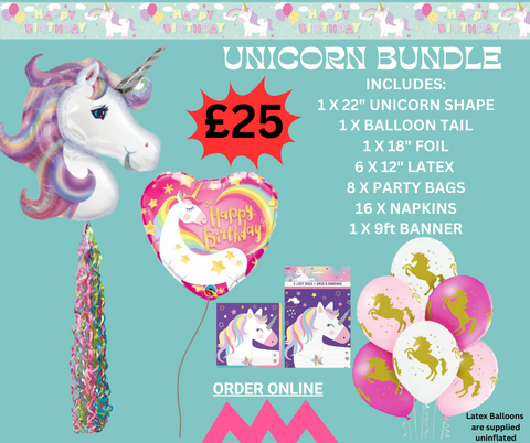 Unicorn Theme Party Bundle