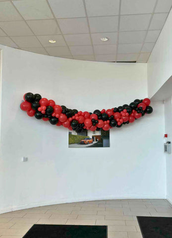 Organic Garland - Red & Black