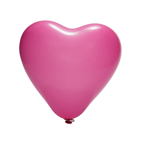 Latex Heart Pale Pink Balloons | 12"