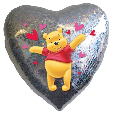 Foil Hearts Disney Pooh Bear Love Balloon | 18"