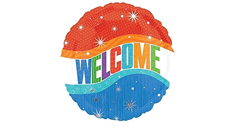 'Welcome' Foil Balloon | 18"