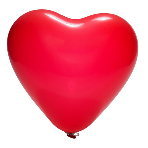 Latex Heart Red Balloons | 18"