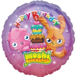 Foil Round Moshi Monsters Birthday Balloon | 18"