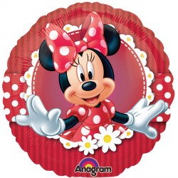 Foil Round Disney Minnie Mouse Balloon | 18"